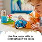 LEGO DUPLO Town Blue Police Motorcycle Building Toy for Toddlers - Pretend Play Set & Learning Toy for Boys & Girls, Ages 2+ - Building Blocks for
