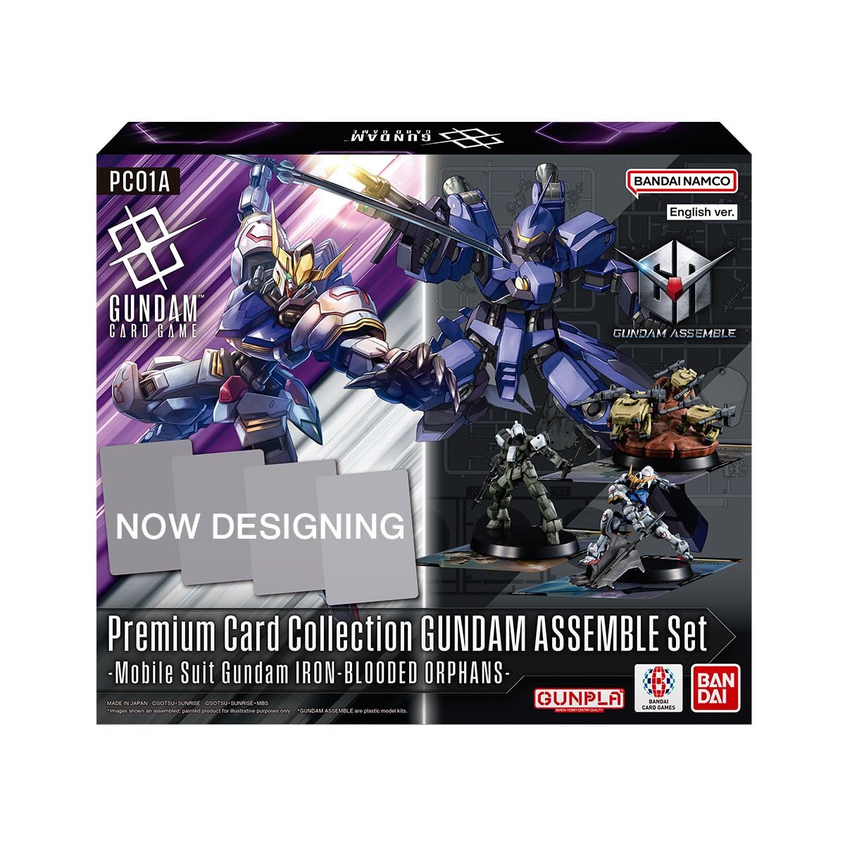 BANDAI Gundam Card Game Premium Card Collection Gundam Assemble Set - Mobile Suit Gundam Iron-Blooded Orphans (PC01A)