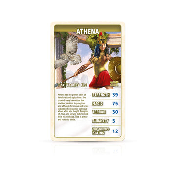 Top Trumps Card Game Greek Mythology - Family Games for Kids and Adults - Learning Games - Kids Card Games for 2 Players and More - Kid War Games