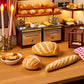 8Pcs 1/12 Miniature Bread Resin Dollhouse Decoration Mix Bakery Bread Mini House Food Decoration Accessories
