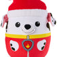 PAW Patrol Winter Holiday Marshall Squish Plush, Official Toy from the Hit Cartoon, Special Edition Squishy Stuffed Animal for Ages 1 and Up, 12”