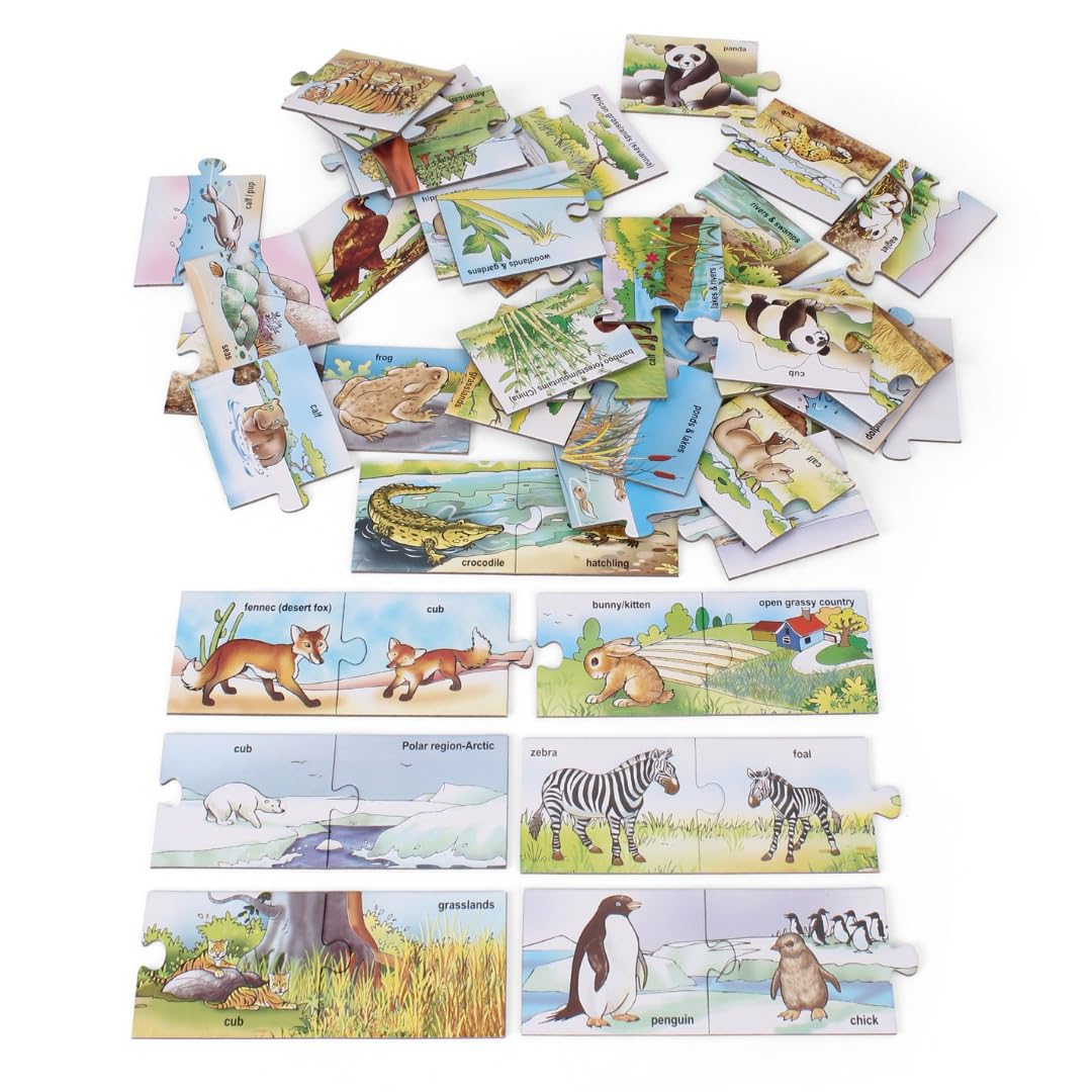 CREATIVE EDUCATIONAL Pre-School Animal Babies and Habitats