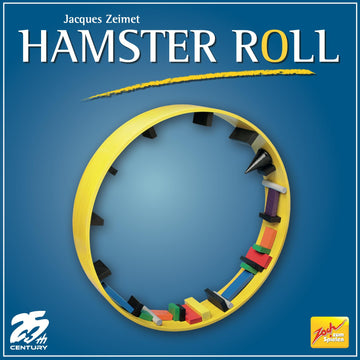 25th Century Games Hamster Roll - Fun Dexterity Board Game - Balance and Strategy Family-Friendly Game Night for 2 to 4 Players Ages 7+