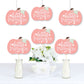 Big Dot of Happiness Girl Little Pumpkin - Decorations DIY Fall Birthday Party or Baby Shower Essentials - Set of 20