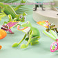 Lovyan 100PCS Educational 3D Cartoon Puzzle for Kids - Insects, Dinosaurs, Animals, Vehicles Themed 3D DIY Cardboards for Boys & Girls Gift Party