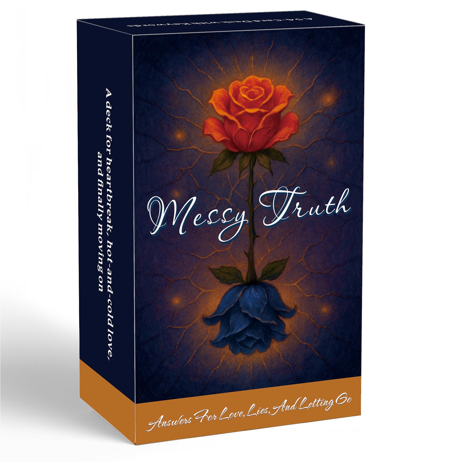 Messy Truth Oracle, Oracle Cards for Beginners, 54 Cards Deck for Love Relationship Clarity, Emotional Healing and No-Contact Reflection