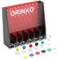 Fairly Odd Novelties DRINKO Drinking Game - Social Shot Glass Party Fun for Groups & Couples - Multicolor, Glass Shots, Durable Board with Metal Pegs