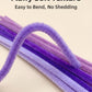 YYUENG TAK 300 pcs Purple Pipe Cleaners Bulk(5 Different Tone Purple) - Fluffy Craft Pipe Cleaners for Arts & Crafts, Ideal for Making Flowers