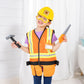 Melissa & Doug Construction Worker Role Play Costume Dress-Up Set (6 pcs)