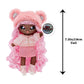 Na Na Na Surprise Glam Series Cali Grizzly Fashion Doll and Metallic Bear Purse, Pink Hair, Cute Fuzzy Hat Outfit & Accessories, 2-in-1 Kids Gift, Toy