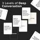 Substance Card Game - 90 Conversation Cards for Adults, Couples, Friends, Co-Workers, Strangers - Meaningful, Deep Conversation Started Card Game