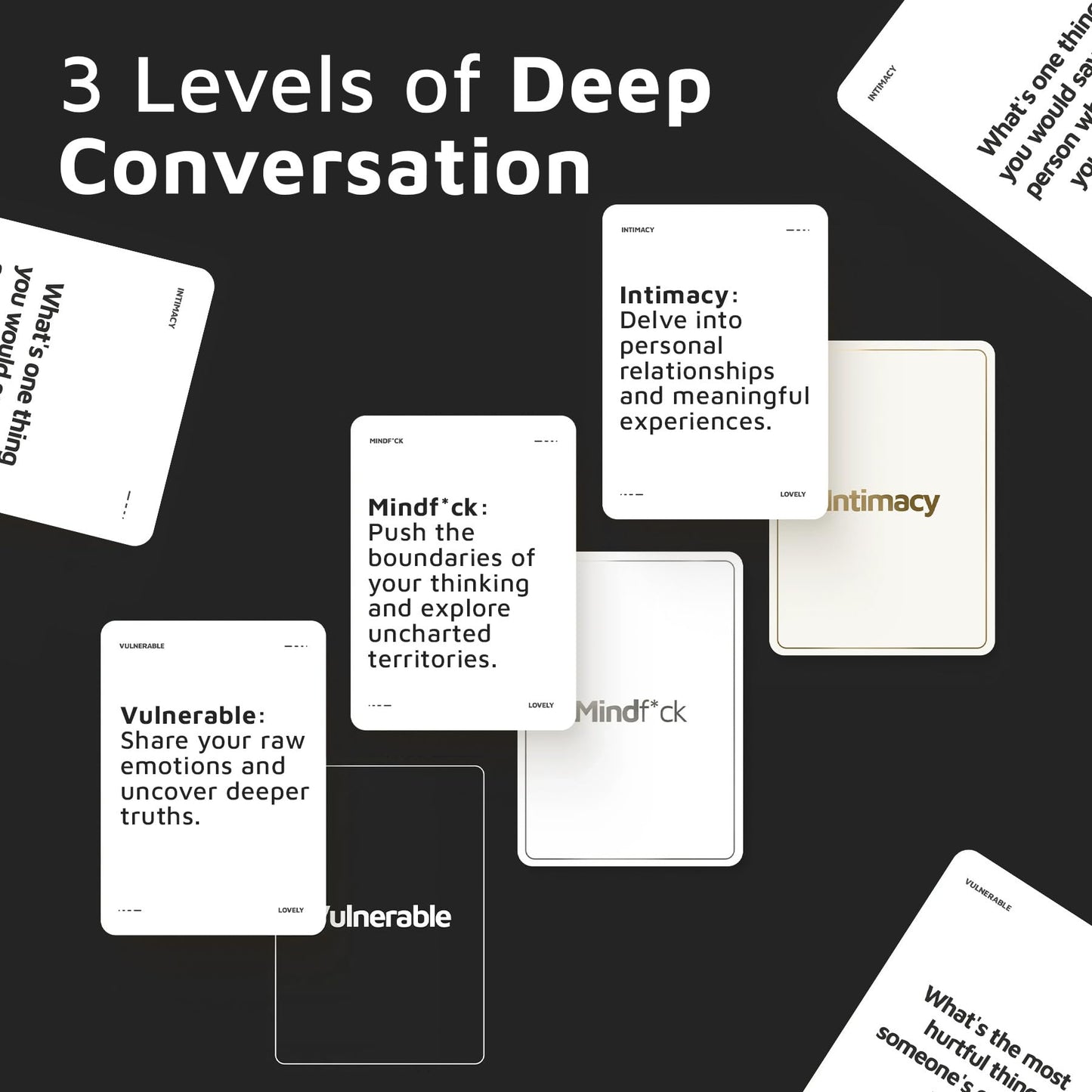 Substance Card Game - 90 Conversation Cards for Adults, Couples, Friends, Co-Workers, Strangers - Meaningful, Deep Conversation Started Card Game