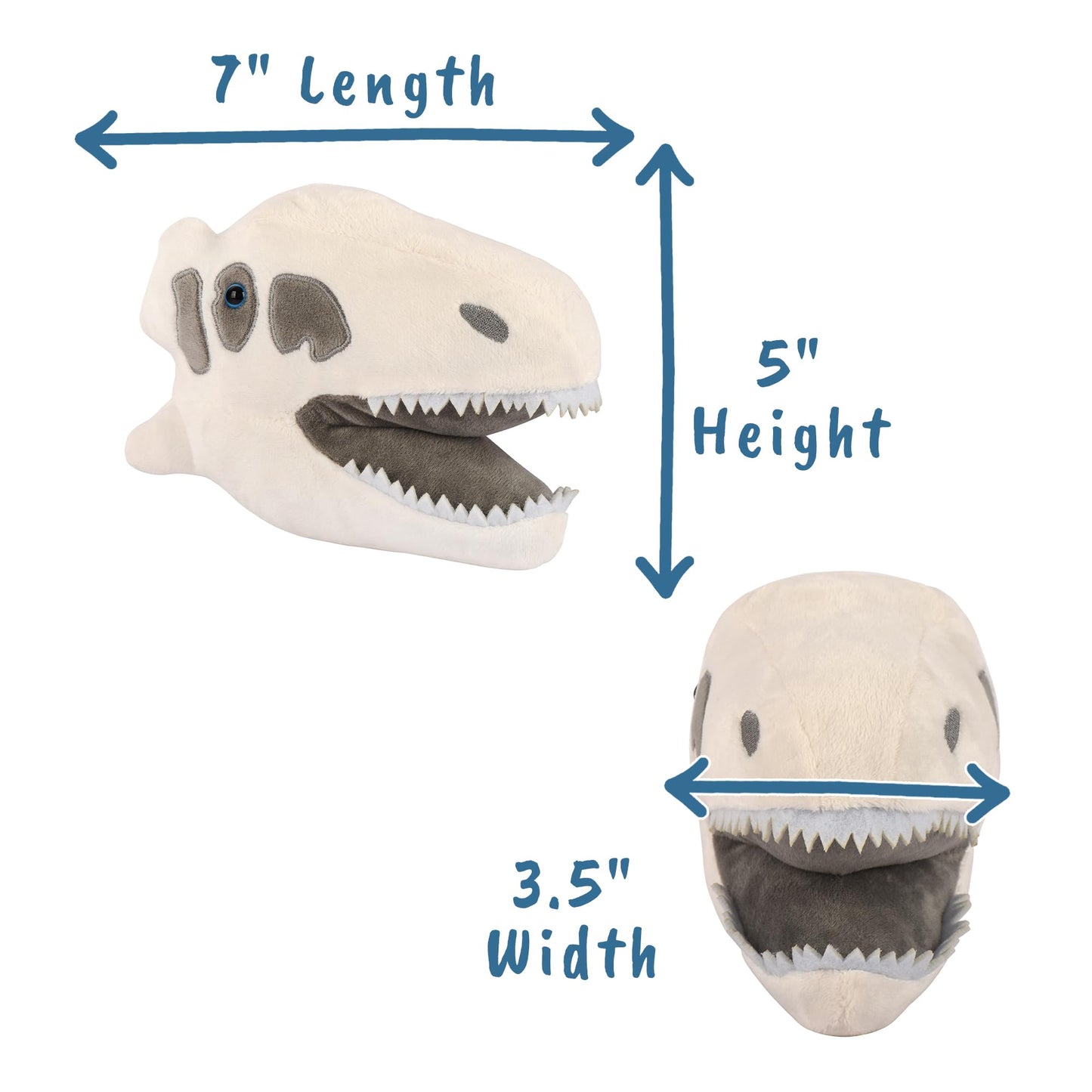 Fuzzy Fossils Allosaurus Plush, Allosaurus Dinosaur, Dinosaur Stuffed Animal, Stuffed Dinosaur Plush, Allosaurus Toy, Dinosaur Toys, Dinosaur Skull