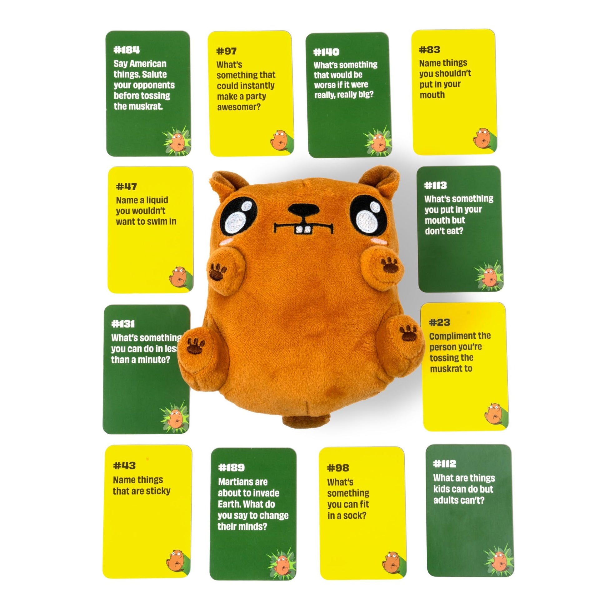 Gimme That Muskrat | A Rodent Tossing Party Game | Fun for Adults & Kids