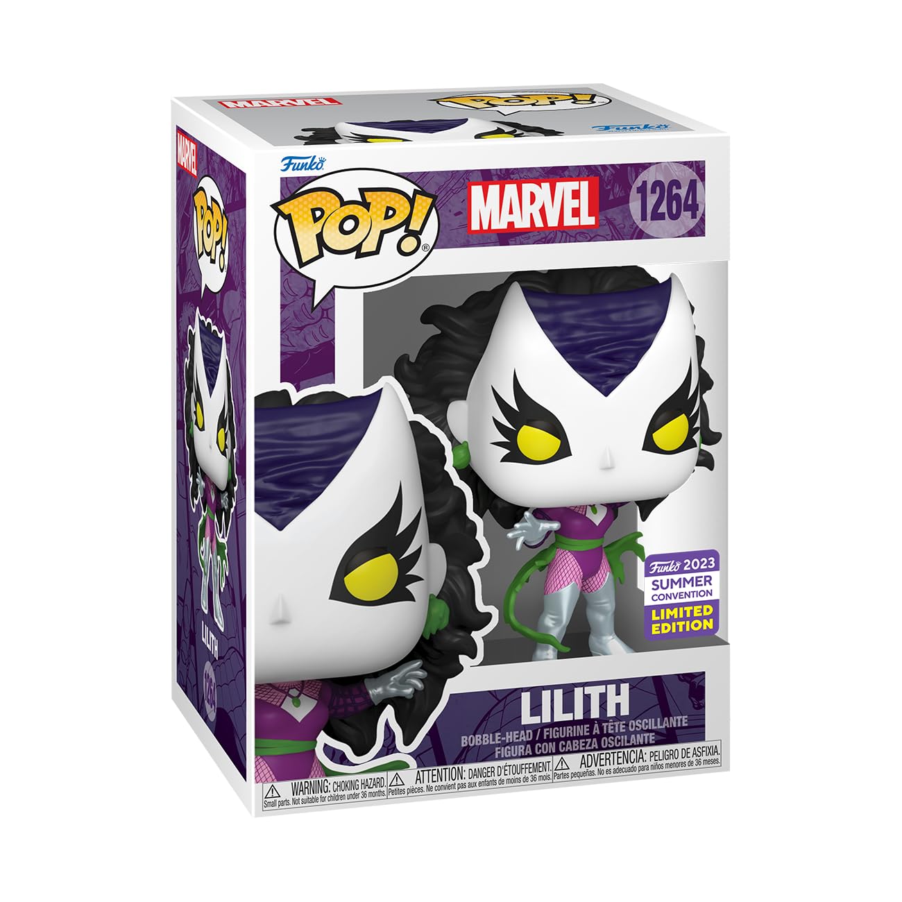 Funko Pop! Heroes: Marvel - Lilith (SDCC'23), Collectable Vinyl Figure - 71752