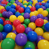 150 pcs Large 3.1" Crush-Proof non-PVC Phthalate Free Plastic Ball Pit Balls - Air-Filled in 5 Colors - Guaranteed Crush-Proof