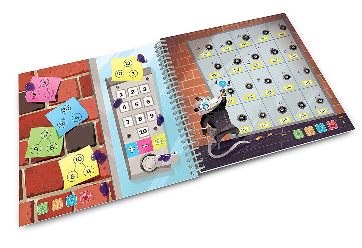 LeapFrog LeapStart 1st Grade Activity Book: Spy Math and Critical Thinking