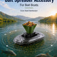 GAOSONOVA 360° Rotating Bait Spreader Attachment for RC Bait Boat Upgrade, 20-26 ft Coverage Automatic Bait Thrower System for Lake Freshwater Carp
