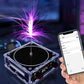 Music Tesla Coil Touchable Artificial Lightning Arc Plasma Loudspeaker Desktop Toy Electric Power Transmission Science Teaching Experiment Model