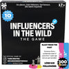 Influencers in the Wild Board Game - 2-6 Players - Built by Tank Sinatra & Tank's Good News - Social Media Board Games for Adults, Social Media