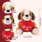 Sew Butiful Plush Puppies - Birthday Gift - for Couples or Kids - for Him - for Her - Amor - Te Amo - Puppy Love - Dog Stuffed Animal