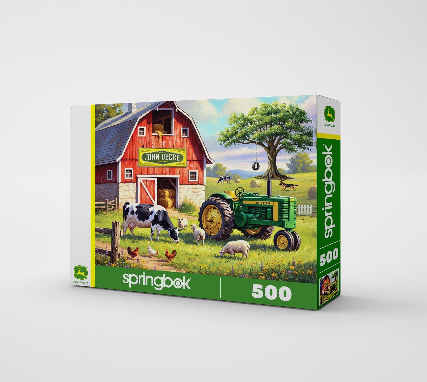 Springbok John Deere Country Morning 500 Piece Jigsaw Puzzle for Adults