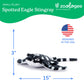 The Petting Zoo Spotted Eagle Stingray Stuffed Animal Plushie, Gifts for Kids, Earth Keeperz Sealife Animals, Zoologee Spotted Eagle Stingray Plush