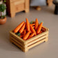 10Pcs Miniature Carrot Models, Artificial Vegetables for Mini Kitchen Decoration, Party Supplies