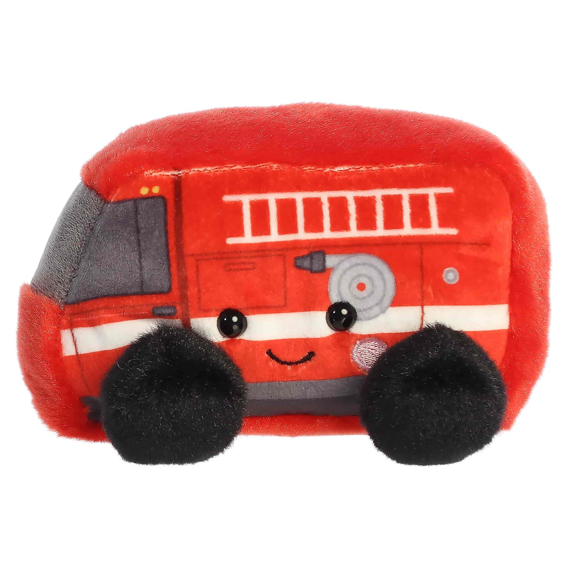 Aurora Adorable Palm Pals Rescue Firetruck Stuffed Animal - Fun Collectible Plush for Kids and Adult Collectors - Perfect for Decorating Rooms