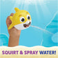 WowWee Baby Shark Bath Squirt Toy 4-Pack Big Show!
