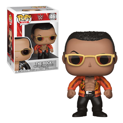Funko POP! WWE: - The Rock Old School (Styles May Vary) Collectible Toy
