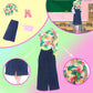 BLIJOLA 10Pcs Doll Clothes & Accessories Including 4 Sets Casual Doll Clothing, Skirt, Long Dress, Top and Pant Outfits with 4 Pair of Shoes 2
