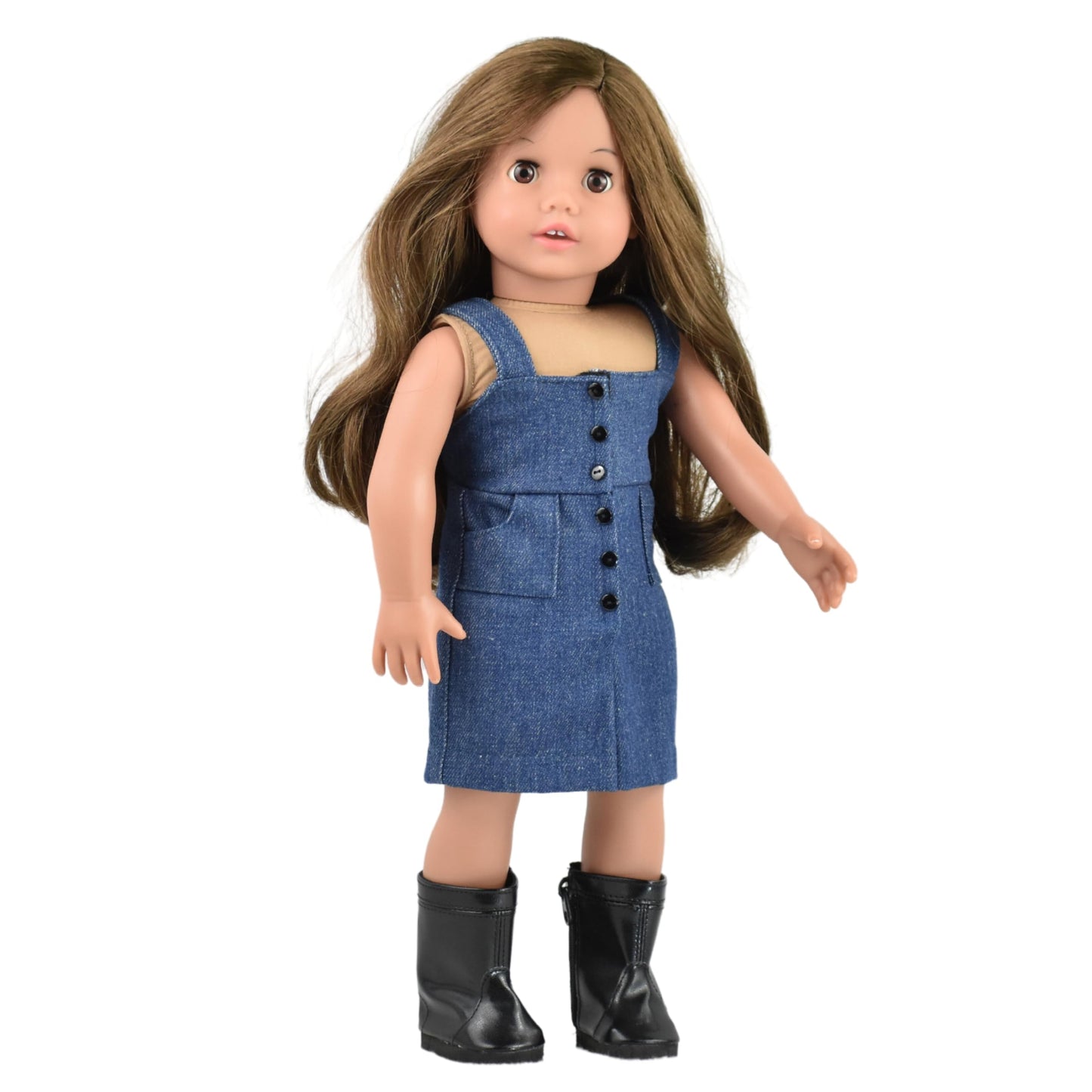 Sophia's - 18" Doll - Tall Boot w/Center Seam - Black