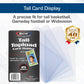 BCW Tall Card Topload Holders - 25 Pack | Premium Top Loaders for Sports Trading Cards | Fits Tall Basketball, Football, Widevision Cards | Clear