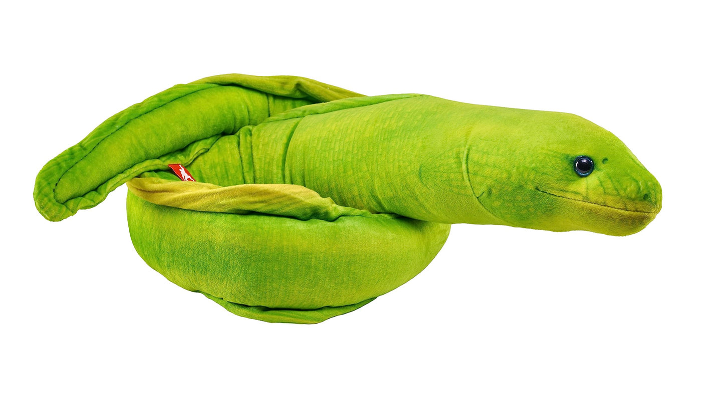 Wild Republic Sea Snakes Green Moray EEL Stuffed Animal - 54"