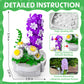 QiqoPoyee Succulents Flowers Building Set 12 Pack Botanical