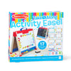 Melissa & Doug Take-Along Activity Easel, Double-Sided Wooden Art Center