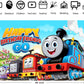 Train Birthday Backdrop Party Supplies for Train Themed Party Decorations(5x3ft)