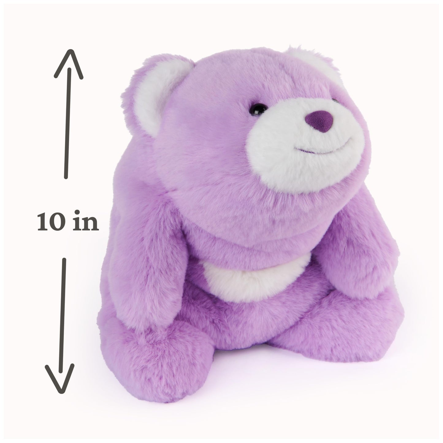 GUND Snuffles 10-Inch Classic Lavender Teddy Bear Plush Toy for Ages 0+