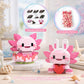 Vziimo Axolotl Set, 6 Pack Mini Axolotl Animals Party Favors Toy Figurines, Goodie Bag Stuffers, Classroom Small Prize Toys Box, Marine Animal Gifts