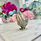 Aorvoras Miniature Hen Chicken Figurine, Brass Hen Chicken Figurines, Retro Hen Chicken Statue Ornament, Dollhouse Miniature Hen Chicken, Mini Micro