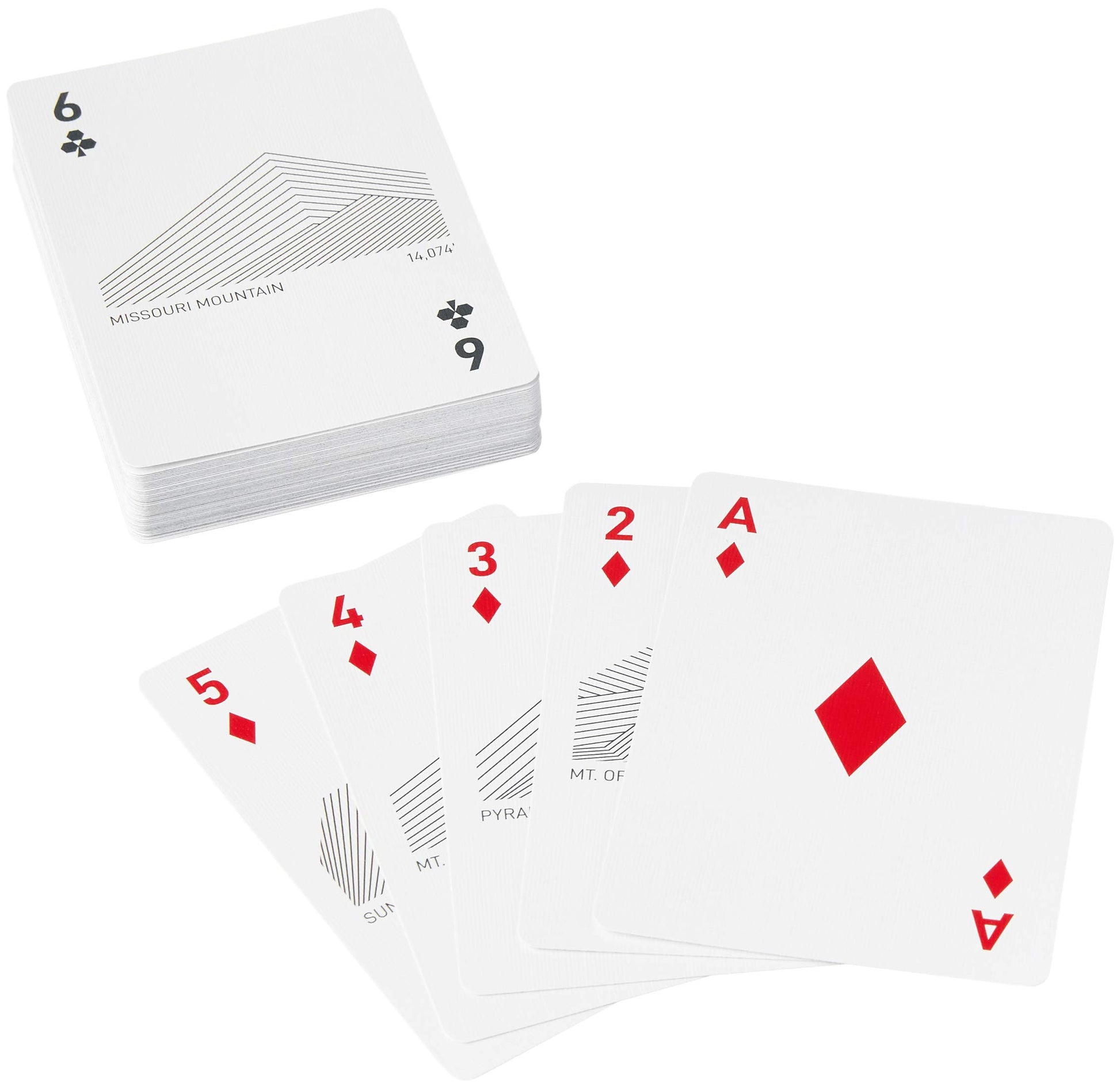 Stellar Factory Peak | Mountain-Themed Playing Cards | Casino-Grade | Made in USA | Poker Size 2.5" x 3.5" | 54 Cards