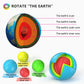 Vdealen Fidget Brain Teaser Toy for Kids, 3D PuzzlesToys Bundle of 3x3 Speed Cube, Maze Box, Rainbow Puzzle Ball, Wisdom Ball, Fidget Snake Cube