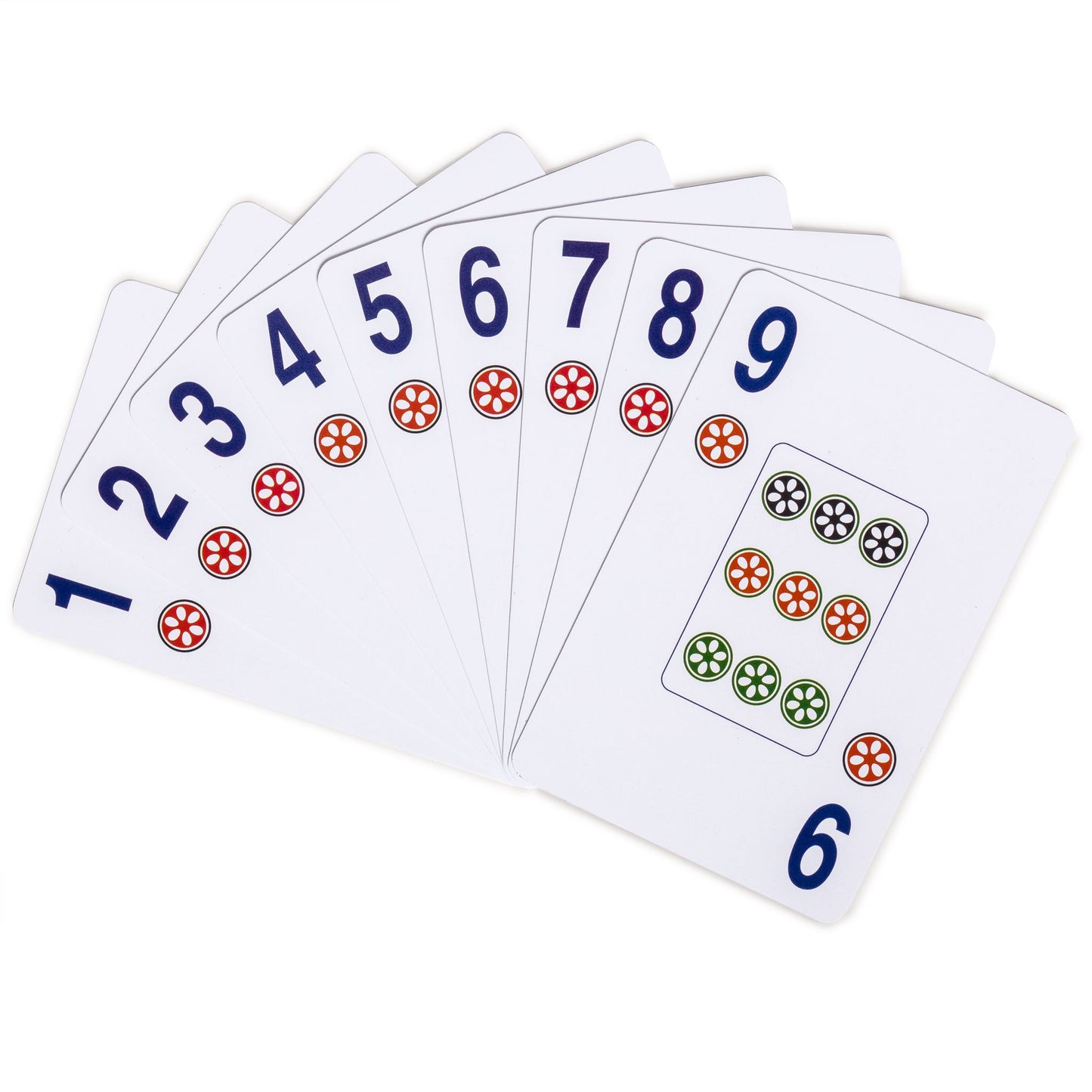 Yellow Mountain Imports American Mah Jongg (Mahjong) Playing Cards, Indigo - 178 Card Set