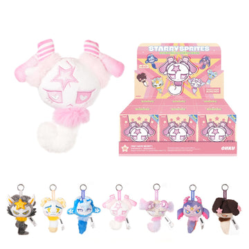 OHKU Starry Sprites Interstellar Friends Series Plush Charm Blind Box Random Design Action Figures Collectible Toys Home Decorations Holiday Birthday