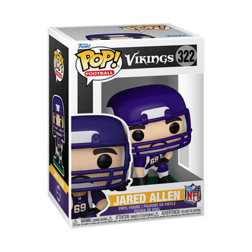 Funko Pop! NFL: Legends - Jared Allen - Vikings - Collectable Vinyl Figure - Gift Idea - Official Merchandise - Toys for Kids & Adults - Sports Fans