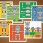 Golden Bell Studios Robots On The Line: The Game of Building and Selling Robots! Tile Game