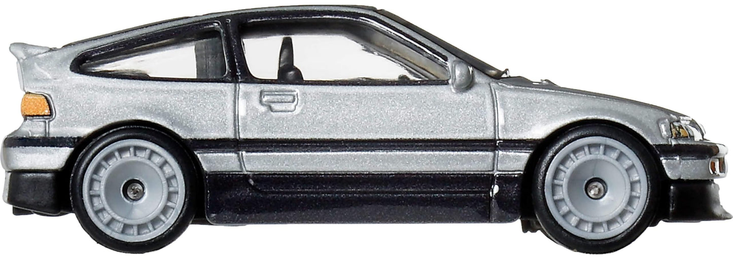 Hot Wheels Car Culture Premium 1:64 Scale Die-Cast Toy ’88 Honda CRX with Real Riders Tires & Metal/Metal Body & Chassis, First-Appearance