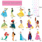 Princess Party Decorations, 28 Pcs Princess Theme Hanging Swirl Decorations, Ceiling Streamers for Girls Birthday Party, Kids Party & Baby Shower