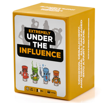 Shots No Chaser Extremely Under The Influence - Drinking Game for Adults | Fun Challenges and Dares | Perfect for Couples, Game Nights, Kickbacks